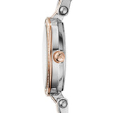 Buy Shop Michael Kors Darci Silver Dial Two Tone Steel Strap Watch for Women - MK3298 USA Online