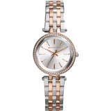 Buy Shop Michael Kors Darci Silver Dial Two Tone Steel Strap Watch for Women - MK3298 USA Online