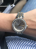 Buy Shop Michael Kors Darci Silver Dial Two Tone Steel Strap Watch for Women - MK3405 USA Online