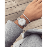 Buy Shop Michael Kors Darci Silver Dial Two Tone Steel Strap Watch for Women - MK3405 USA Online