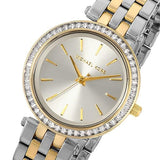 Buy Shop Michael Kors Darci Silver Dial Two Tone Steel Strap Watch for Women - MK3405 USA Online