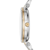 Buy Shop Michael Kors Darci Silver Dial Two Tone Steel Strap Watch for Women - MK3405 USA Online