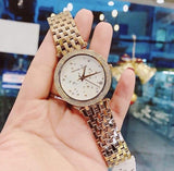 Buy Shop Michael Kors Darci White Dial Gold Steel Strap Watch for Women - MK3727 USA Online