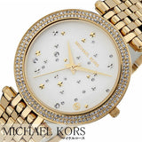 Buy Shop Michael Kors Darci White Dial Gold Steel Strap Watch for Women - MK3727 USA Online