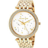 Buy Shop Michael Kors Darci White Dial Gold Steel Strap Watch for Women - MK3727 USA Online