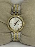 Buy Shop Michael Kors Darci White Dial Two Tone Steel Strap Watch for Women - MK3323 USA Online