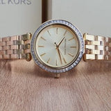Buy Shop Michael Kors Darci White Dial Two Tone Steel Strap Watch for Women - MK3323 USA Online