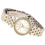 Buy Shop Michael Kors Darci White Dial Two Tone Steel Strap Watch for Women - MK3323 USA Online