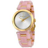 Buy Shop Michael Kors Delray Rose Gold Dial Pink Steel Strap Watch for Women - MK4316 USA Online