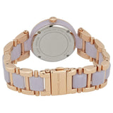 Buy Shop Michael Kors Delray Rose Gold Dial Two Tone Steel Strap Watch for Women - MK4319 USA Online