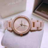Buy Shop Michael Kors Delray Rose Gold Dial Rose Gold Steel Strap Watch for Women - MK4322 USA Online