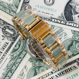 Buy Shop Michael Kors Delray Rose Gold Dial Two Tone Steel Strap Watch for Women - MK4317 USA Online