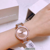 Buy Shop Michael Kors Delray Rose Gold Dial Two Tone Steel Strap Watch for Women - MK4319 USA Online
