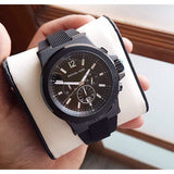 Buy Shop Michael Kors Dylan Black Dial Black Rubber Strap Watch for Men - MK8152 USA Online
