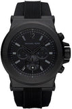 Buy Shop Michael Kors Dylan Black Dial Black Rubber Strap Watch for Men - MK8152 USA Online