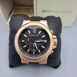 Buy Shop Michael Kors Dylan Black Dial Black Rubber Strap Watch for Men - MK8184 USA Online