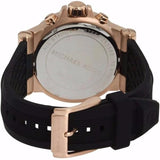 Buy Shop Michael Kors Dylan Black Dial Black Rubber Strap Watch for Men - MK8184 USA Online