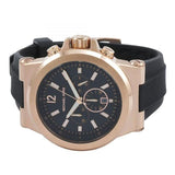 Buy Shop Michael Kors Dylan Black Dial Black Rubber Strap Watch for Men - MK8184 USA Online