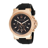 Buy Shop Michael Kors Dylan Black Dial Black Rubber Strap Watch for Men - MK8184 USA Online