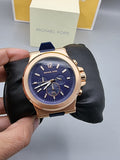 Buy Shop Michael Kors Dylan Blue Dial Blue Rubber Strap Watch for Men - MK8295 USA Online