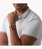 Buy Shop Michael Kors Dylan Blue Dial Blue Rubber Strap Watch for Men - MK8295 USA Online