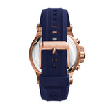 Buy Shop Michael Kors Dylan Blue Dial Blue Rubber Strap Watch for Men - MK8295 USA Online
