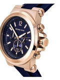 Buy Shop Michael Kors Dylan Blue Dial Blue Rubber Strap Watch for Men - MK8295 USA Online