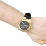 Buy Shop Michael Kors Dylan Chronograph Black Dial Black Rubber Strap Watch for Men - MK8445 USA Online