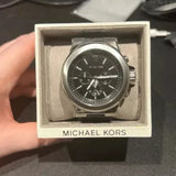 Buy Shop Michael Kors Dylan Chronograph Black Dial Black Rubber Strap Watch For Men - MK8903 USA Online