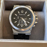 Buy Shop Michael Kors Dylan Chronograph Black Dial Black Rubber Strap Watch For Men - MK8903 USA Online