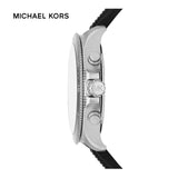 Buy Shop Michael Kors Dylan Chronograph Black Dial Black Rubber Strap Watch For Men - MK8903 USA Online