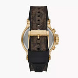 Buy Shop Michael Kors Dylan Chronograph Black Dial Brown Rubber Strap Watch For Men - MK8904 USA Online