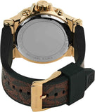 Buy Shop Michael Kors Dylan Chronograph Black Dial Brown Rubber Strap Watch For Men - MK8904 USA Online