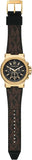 Buy Shop Michael Kors Dylan Chronograph Black Dial Brown Rubber Strap Watch For Men - MK8904 USA Online