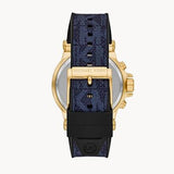 Buy Shop Michael Kors Dylan Chronograph Blue Dial Blue Rubber Strap Watch For Men - MK8936 USA Online