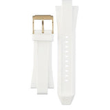 Buy Shop Michael Kors Dylan Chronograph White Dial White Rubber Strap Watch For Men - MK8937 USA Online