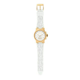 Buy Shop Michael Kors Dylan Chronograph White Dial White Rubber Strap Watch For Men - MK8937 USA Online