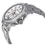 Buy Shop Michael Kors Dylan Glitz Chronograph White Dial Silver Steel Strap Watch For Women - MK5411 USA Online