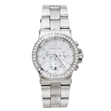Buy Shop Michael Kors Dylan Glitz Chronograph White Dial Silver Steel Strap Watch For Women - MK5411 USA Online