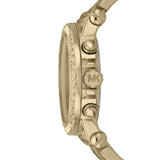 Buy Shop Michael Kors Dylan Quartz Gold Dial Gold Steel Strap Watch For Women - MK5861 USA Online