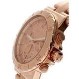 Buy Shop Michael Kors Dylan Rose Gold Dial Rose Gold Steel Strap Watch for Women - MK5314 USA Online