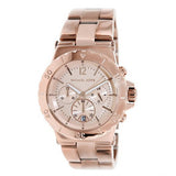Buy Shop Michael Kors Dylan Rose Gold Dial Rose Gold Steel Strap Watch for Women - MK5314 USA Online