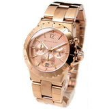 Buy Shop Michael Kors Dylan Rose Gold Dial Rose Gold Steel Strap Watch for Women - MK5314 USA Online