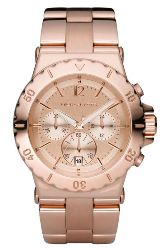 Buy Shop Michael Kors Dylan Rose Gold Dial Rose Gold Steel Strap Watch for Women - MK5314 USA Online