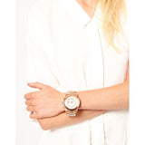 Buy Shop Michael Kors Dylan Rose Gold Dial Rose Gold Steel Strap Watch for Women - MK5576 USA Online