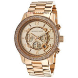 Buy Shop Michael Kors Dylan Rose Gold Dial Rose Gold Steel Strap Watch for Women - MK5576 USA Online