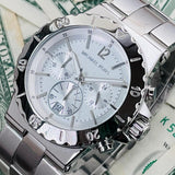 Buy Shop Michael Kors Dylan Silver Dial Silver Steel Strap Watch for Women - MK5312 USA Online