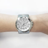 Buy Shop Michael Kors Dylan Silver Dial Silver Steel Strap Watch for Women - MK5312 USA Online