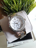 Buy Shop Michael Kors Dylan Silver Dial Silver Steel Strap Watch for Women - MK5585 USA Online