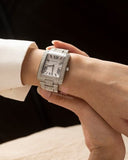 Buy Shop Michael Kors Emery Analog Crystals Silver Dial Silver Steel Strap Watch for Women - MK4648 USA Online